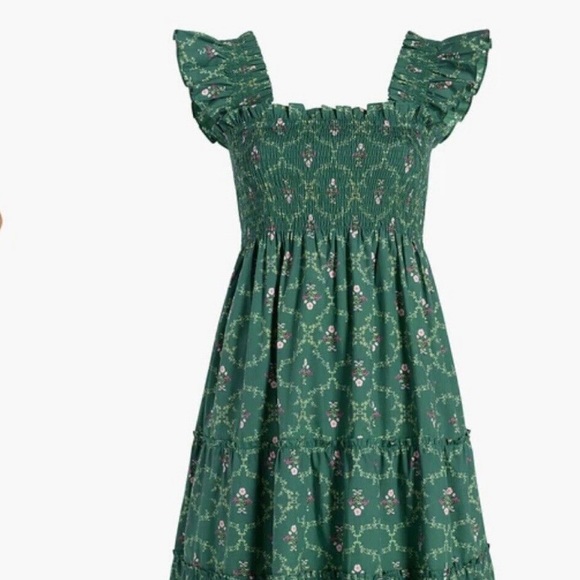 Hill House Dresses & Skirts - Hill House Emerald Trellis Ellie Nap Dress Small